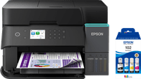 Epson EcoTank ET-3950 + 1 set extra inktflesjes