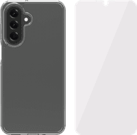 BlueBuilt Protective Back Cover Samsung Galaxy A17 Transparent + Screen Protector Glass