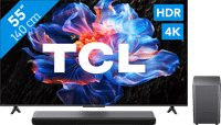 TCL 55" LED P61K 4K (2025) + TCL S55H 2.1 Barre de Son