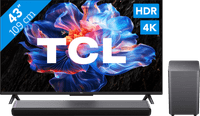 TCL 43" LED P61K 4K (2025) + TCL S55H 2.1 Barre de Son