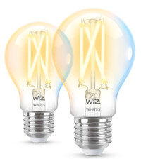 WiZ Ampoule à Filament Lot de 2 - Lumière Blanche Chaude à Lumière Blanche Froide - E27