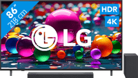LG 86" 4K Smart UA75 + LG DSC9S