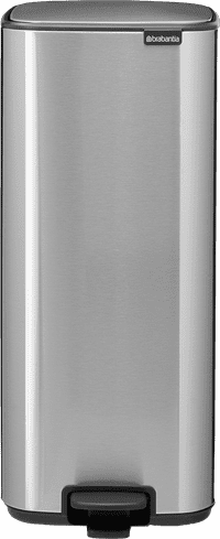Brabantia Bo Pedal Bin 30 Litres Matt Steel Anti-Traces de Doigts