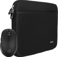 BlueBuilt Laptophoes 30 cm 12-13 inch Zwart + Tradendum Muis