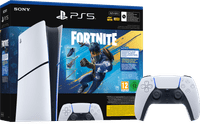 PlayStation 5 Slim Digital Edition Fortnite bundel + Extra Controller Wit