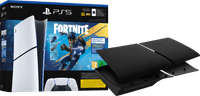 PlayStation 5 Slim Digital Edition Fortnite bundel + Covers Zwart