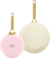 GreenPan Padova Reserve 20 + 26 cm koekenpannenset Blush Pink
