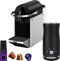De'Longhi Nespresso Pixie EN127.S + Pierre Mousseur à Lait