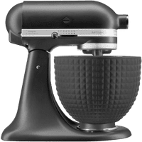 KitchenAid Artisan Mixer 5KSM125EBM Mat Zwart + Design Mengkom Zwart
