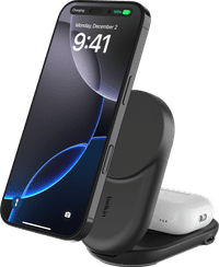Belkin UltraCharge 2-in-1 MagSafe Wireless Charger with Stand Qi2 25W Black