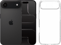 Apple iPhone Air 256GB Black + BlueBuilt Protective Back Cover Transparent