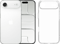 Apple iPhone Air 256 Go Blanc + BlueBuilt Protective Back Cover Transparent
