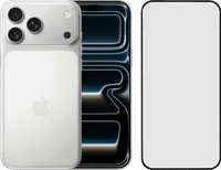 Apple iPhone 17 Pro Max 512 Go Argent + BlueBuilt Protège-écran Verre