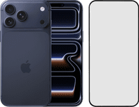 Apple iPhone 17 Pro Max 2TB Blauw + BlueBuilt Screenprotector Glas