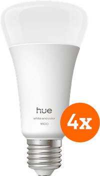 Philips Hue A67 White and Color 1600lm E27 4-Pack