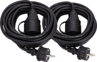 BlueBuilt Verlengkabel IP44 5m Duo Pack