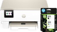 HP Envy Photo 7230 All-in-One Printer + 1 set extra cartridges