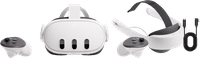 Meta Quest 3 512 Go Reconditionné + BlueBuilt PC Câble Link + Sangle Élite avec Batterie