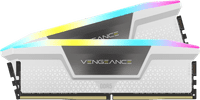 CORSAIR Vengeance RGB Blanc 32 Go (2 x 16 Go) DDR5 DIMM 6400 MT/s CL36 XMP