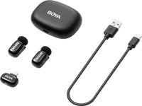 Boya Mini 2 Zwart voor Lightning