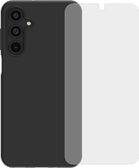 BlueBuilt Back Cover Samsung Galaxy A16 4G/5G Black + Screen Protector Glass