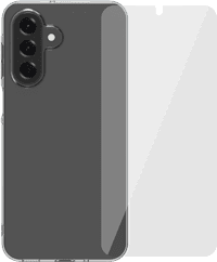 BlueBuilt Samsung Galaxy A17 4G/5G Back Cover Transparant + Screenprotector Glas