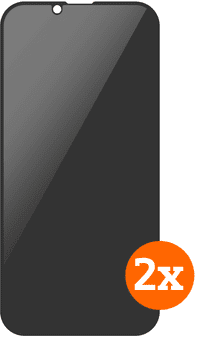 BlueBuilt iPhone 16e Privacy Filter Screenprotector Glas Duo Pack