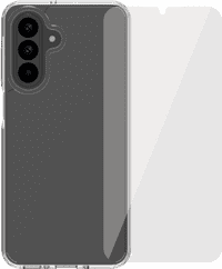 BlueBuilt Protective Back Cover Samsung Galaxy A26 Transparant + Screenprotector Glas