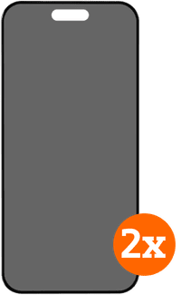 BlueBuilt Apple iPhone 17 Pro Privacy Filter Screenprotector Glas Duo Pack