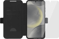 BlueBuilt Galaxy S25 Plus Book Case Zwart + Screenprotector Glas