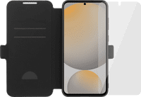 BlueBuilt Samsung Galaxy S25 FE Book Case Noir + Protège-écran Verre