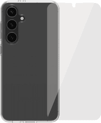 BlueBuilt Samsung Galaxy S24 FE Back Cover Transparent + Protège-écran Verre