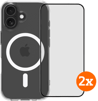 BlueBuilt Protective Back Cover MagSafe iPhone 17 Transparant + Screenprotector Duo Pack