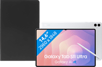 Samsung Galaxy Tab S11 Ultra 14,6 Pouces 512 Go Wifi Argent + BlueBuilt Book Case Noir
