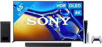 Sony 65" Bravia 8 II 4K QD-OLED + Sony Bravia Theatre Bar 6 Zwart + PlayStation 5