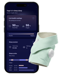 Owlet Dream Sock Mint OW-DS-MI