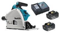 Makita DSP600ZJ 3,0 Ah Accu (2x) Starterspakket