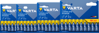 Varta Longlife Power AA Lot de 40 Pièces