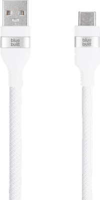 BlueBuilt Usb A naar Usb C Kabel 3m Nylon Wit