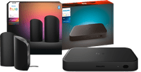 Philips Hue Play Wall Washer Zwart -Duo Pack + HDMI Sync Box 8K