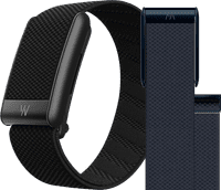 WHOOP 5.0 Peak Zwart Abonnement 1 Jaar + WHOOP 5.0 SuperKnit Luxe Band Donkerblauw