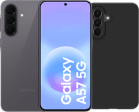 Samsung Galaxy A57 128 Go Gris 5G Enterprise Edition + BlueBuilt Back Cover Noir