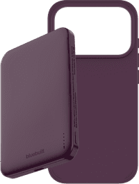 BlueBuilt MagSafe Hoesje iPhone 18 Pro Rood + Powerbank 5.000 mAh Rood