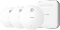 Bosch Détecteur de Fumée Sans Fil Lot de 3 + Bosch Bosch Contrôleur Smart Home