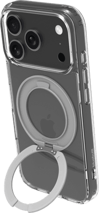 BlueBuilt Protective Back Cover met Standaard iPhone 18 Pro Transparant