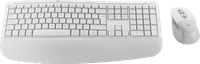 Logitech MK880 Signature Comfort Plus Wireless Keyboard and Mouse Combo Off-white QWERTY