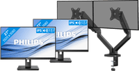 Philips 272B1G/00 Duo Pack + BlueBuilt Monitorarm Mechanische Veer voor 2 Monitoren