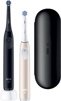 Oral-B iO 2 Zwart en Roze Duo Pack + Reisetui