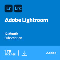 Adobe Lightroom CC 1 jaar + 1TB Cloudopslag - Digitaal