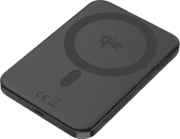 BlueBuilt Draadloze Powerbank met Qi2 en MagSafe 5.000 mAh met Snelladen 20 Watt Grijs